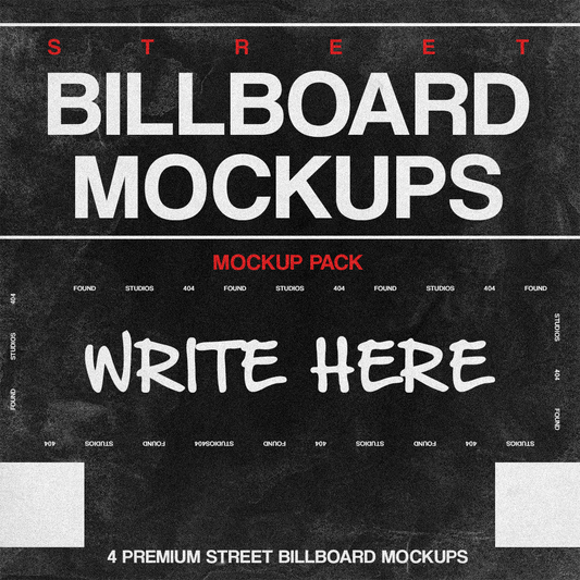 MOCKUP PACK - STREET BILLBOARDS