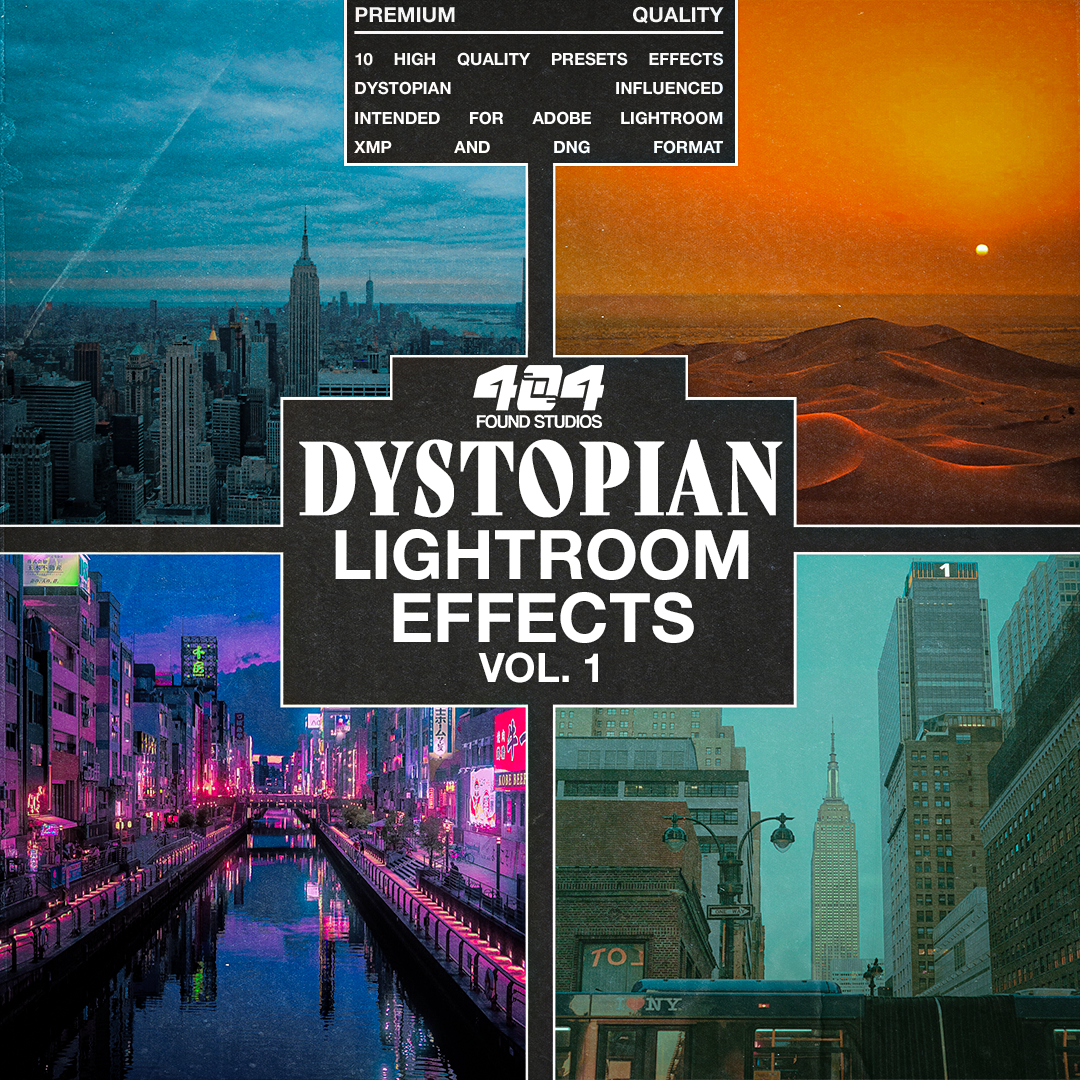 PRESET PACK - DYSTOPIAN LIGHTROOM EFFECTS Vol.1